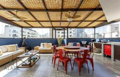 Imagem: O apartamento na cobertura possui 2 Dormitórios, 2 Banheiros