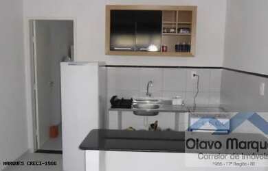 Imagem: O apartamento possui 1 Dormitório, 1 Banheiro, 24m² de Área