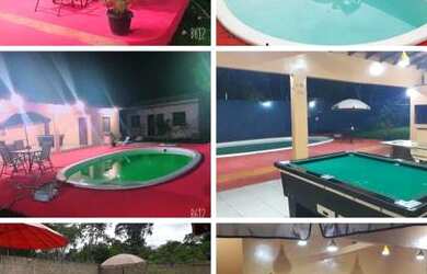 Imagem: A casa possui 3 Dormitórios, 1 Banheiro, 2 Vagas na garagem