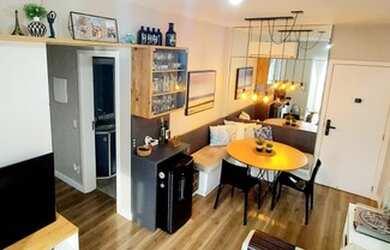 Imagem: O apartamento possui 2 Dormitórios, 1 Banheiro, 2 Vagas na