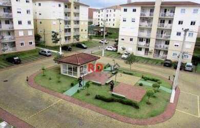 Imagem: O apartamento possui 2 Dormitórios, 1 Banheiro, 1 Vaga na garagem