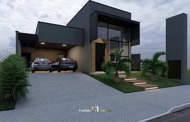 Imagem: A casa em condomínio possui 3 Dormitórios, 4 Banheiros, 2