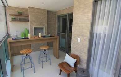 Imagem: O apartamentoe possui 2 Dormitórios, 2 Banheiros, 2 Vagas na