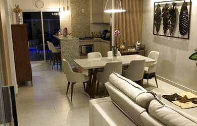 Imagem: A casa em condomínio possui 3 Dormitórios, 3 Banheiros, 2