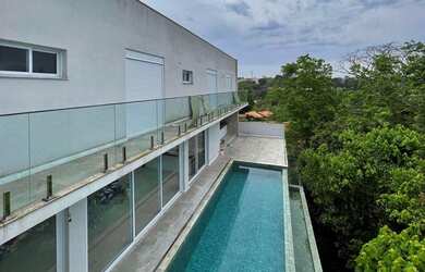 Imagem 8: Espetacular casa NOVA Condomínio Chácara dos Lagos - Piscina borda infinita vista mata pre