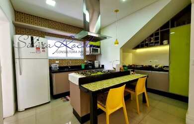 Imagem: A casa em condomínio possui 3 Dormitórios, 4 Banheiros, 4