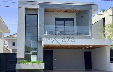 Imagem: A casa em condomínio possui 4 Dormitórios, 5 Banheiros, 2