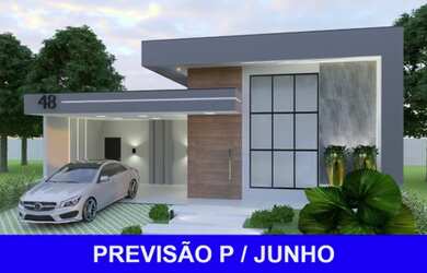 Imagem: A casa em condomínio possui 3 Dormitórios, 1 Banheiro, 4 Vagas