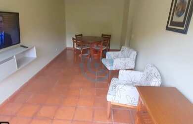 Imagem: O apartamento possui 1 Dormitório, 1 Banheiro, 1 Vaga na garagem