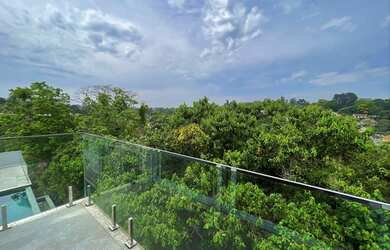 Imagem 11: Espetacular casa NOVA Condomínio Chácara dos Lagos - Piscina borda infinita vista mata pre