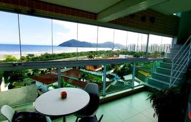 Imagem: O apartamento na cobertura possui 3 Dormitórios, 3 Banheiros