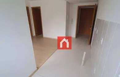 Imagem: O apartamento possui 2 Dormitórios, 1 Banheiro, 1 Vaga na garagem