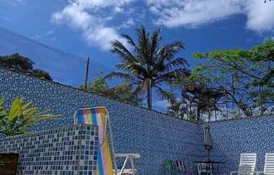 Imagem 3: Pé na areia com Lazer completo e privativo Praia Guarujá Perequê