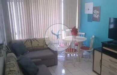 Imagem: O apartamento possui 1 Dormitório, 1 Banheiro, 1 Vaga na garagem