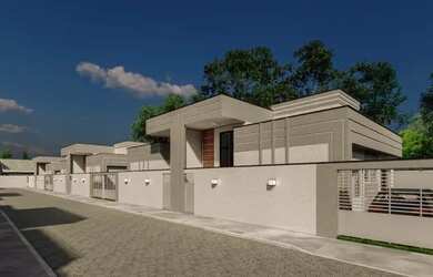 Imagem: A casa em condomínio possui 2 Dormitórios, 2 Banheiros, 2