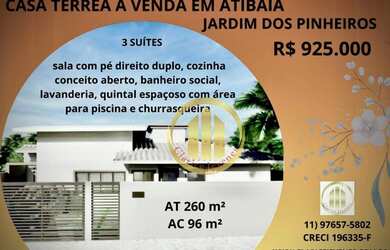 Imagem: A casa possui 3 Dormitórios, 4 Banheiros, 2 Vagas na garagem