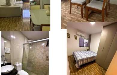 Imagem: O apartamento possui 2 Dormitórios, Acomodam 4 pessoas e está