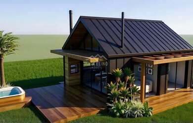 Imagem 2: Casa na Praia do Rosa. Ar-condicionado, 82m² de Área, 2 Vagas na garageme1...