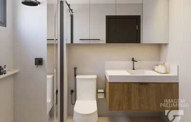 Imagem: O apartamento possui 2 Dormitórios, 2 Banheiros, 1 Vaga na