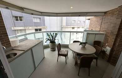 Imagem 8: Apartamento Flat mobiliado e com vista para o mar na Pompéia