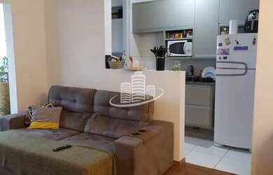 Imagem: O apartamento possui 2 Dormitórios, 1 Banheiro, 1 Vaga na garagem