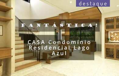 Imagem 1: CASA PARA VENDA NO CONDOMÍNIO RESIDENCIAL LAGO AZUL GRAMADÃO JUNDIAÍ