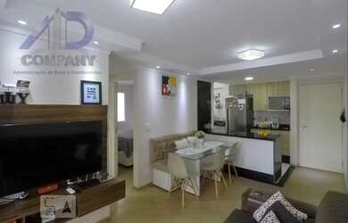 Imagem: O apartamento possui 2 Dormitórios, 1 Banheiro, 1 Vaga na garagem