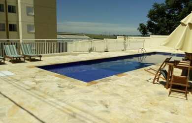 Imagem: O apartamento possui 2 Dormitórios, 1 Banheiro, 1 Vaga na garagem