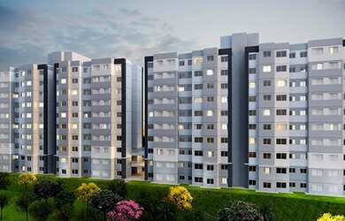 Imagem: O apartamento possui 2 Dormitórios, 1 Banheiro, 1 Vaga na garagem