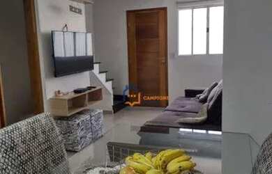 Imagem: A casa em condomínio possui 2 Dormitórios, 3 Banheiros, 1