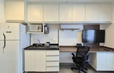 Imagem 4: Apartamento para Locação no Brooklin Paulista 33m², 1 Suíte e 1 Vaga...