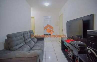 Imagem: O apartamento possui 2 Dormitórios, 1 Banheiro, 1 Vaga na garagem