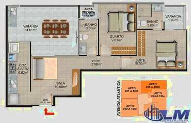 Imagem 3: Apartamento à venda na Praia do Morro, Guarapari-ES 2 quartos, 1 suíte,...