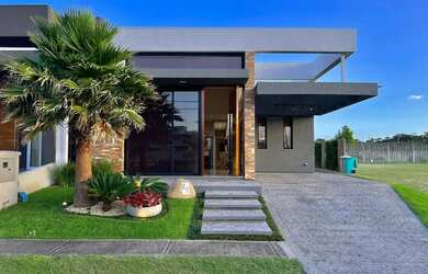 Imagem 3: Casa térrea mobiliada e decorada com piscina no Capão Ilhas Resort