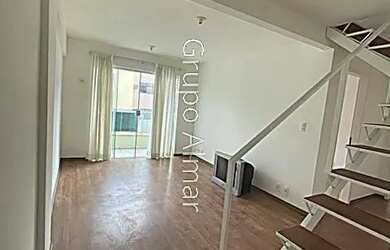 Imagem: O apartamento na cobertura possui 2 Dormitórios, 2 Banheiros