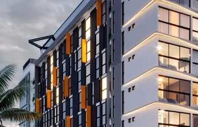 Imagem: O apartamento possui 1 Dormitório, 1 Banheiro, 1 Vaga na garagem