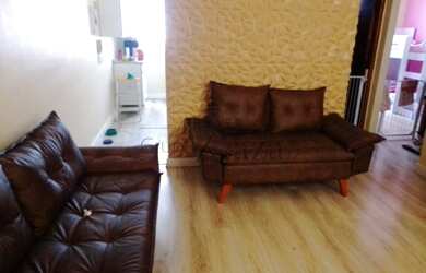 Imagem: O apartamento possui 2 Dormitórios, 1 Banheiro, 1 Vaga na garagem