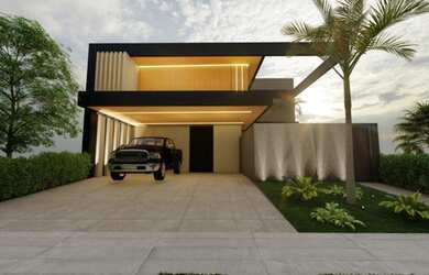 Imagem: A casa em condomínio possui 3 Dormitórios, 4 Banheiros, 4