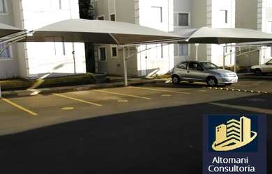 Imagem: O apartamento possui 2 Dormitórios, 1 Banheiro, 1 Vaga na garagem