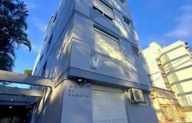 Imagem: O apartamento possui 1 Dormitório, 1 Banheiro, 1 Vaga na garagem