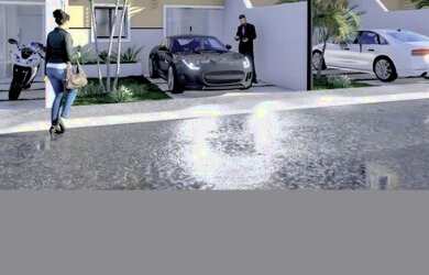 Imagem: A casa em condomínio possui 3 Dormitórios, 3 Banheiros, 1