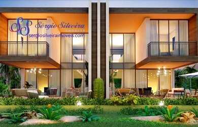 Imagem: A casa em condomínio possui 4 Dormitórios, 5 Banheiros, 4