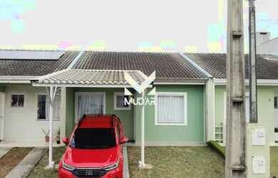 Imagem: A casa possui 1 Dormitório, 1 Banheiro, 1 Vaga na garagem