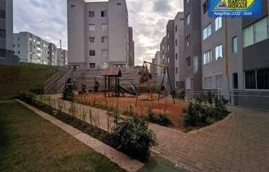 Imagem: O apartamento possui 2 Dormitórios, 1 Banheiro, 1 Vaga na garagem