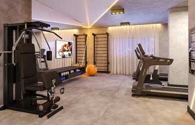 Imagem: O apartamento possui 2 Dormitórios, 2 Banheiros, 1 Vaga na