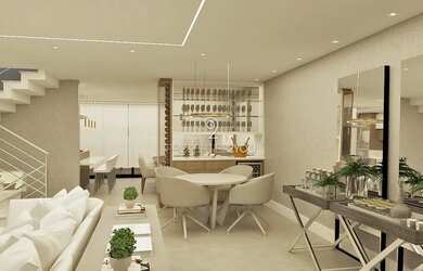 Imagem: A casa possui 3 Dormitórios, 5 Banheiros, 3 Vagas na garagem