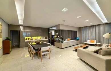 Imagem: A casa em condomínio possui 4 Dormitórios, 5 Banheiros, 4