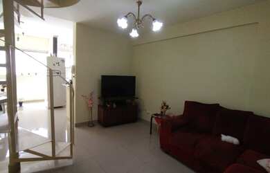 Imagem: O apartamento possui 1 Dormitório, 1 Banheiro, 1 Vaga na garagem