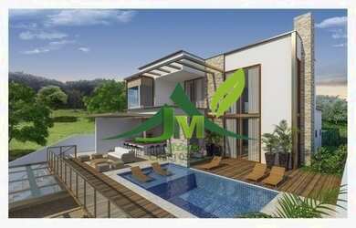 Imagem: A casa em condomínio possui 4 Dormitórios, 5 Banheiros, 4