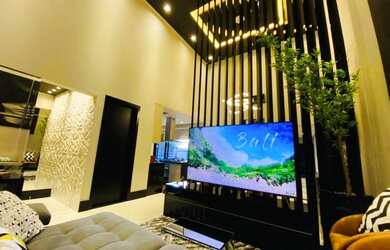 Imagem: A casa em condomínio possui 3 Dormitórios, 5 Banheiros, 4